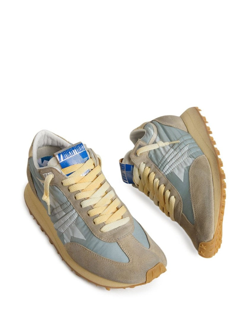 Golden Goose Light Blue Nylon Sneakers