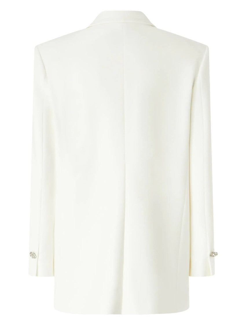 Pinko Tailored Double-Breasted Blazer With Decorative Brooches
