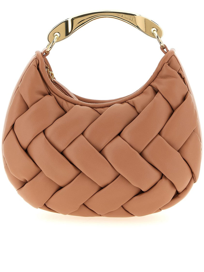 Twin-Set Brown Woven Padded Handbag