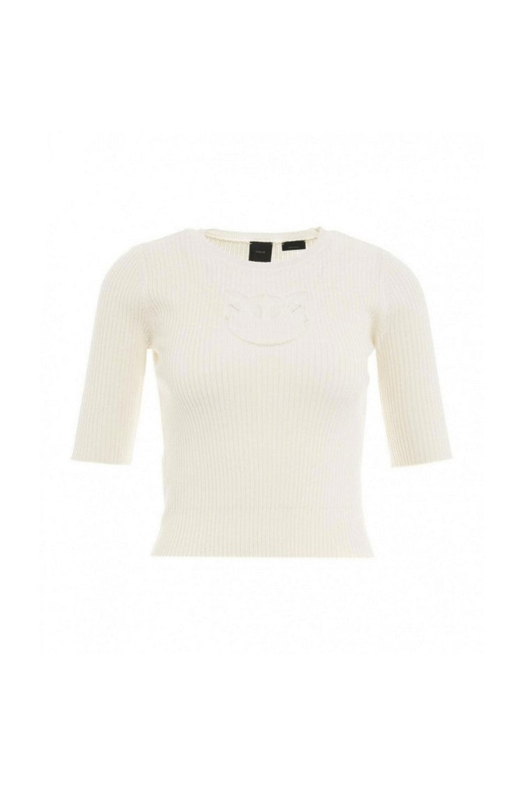 Pinko Short-Sleeved Knitted Sweater