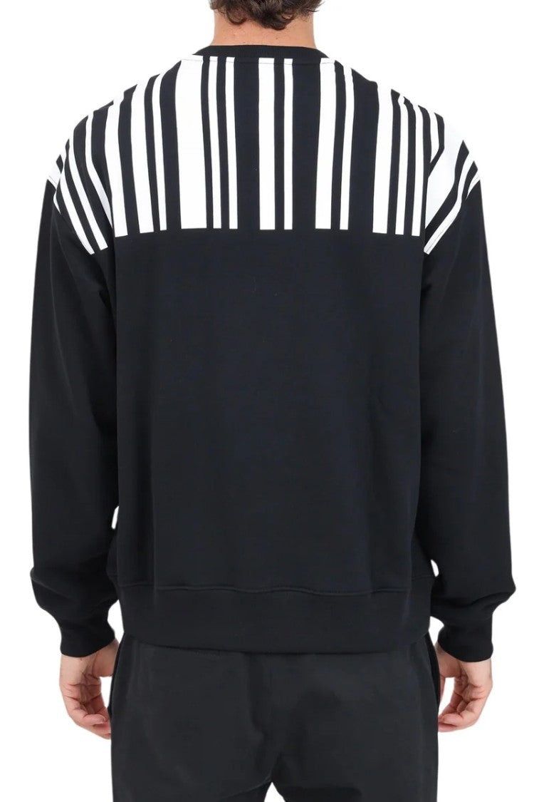 Moschino Couture Classic Black Cotton Sweatshirt