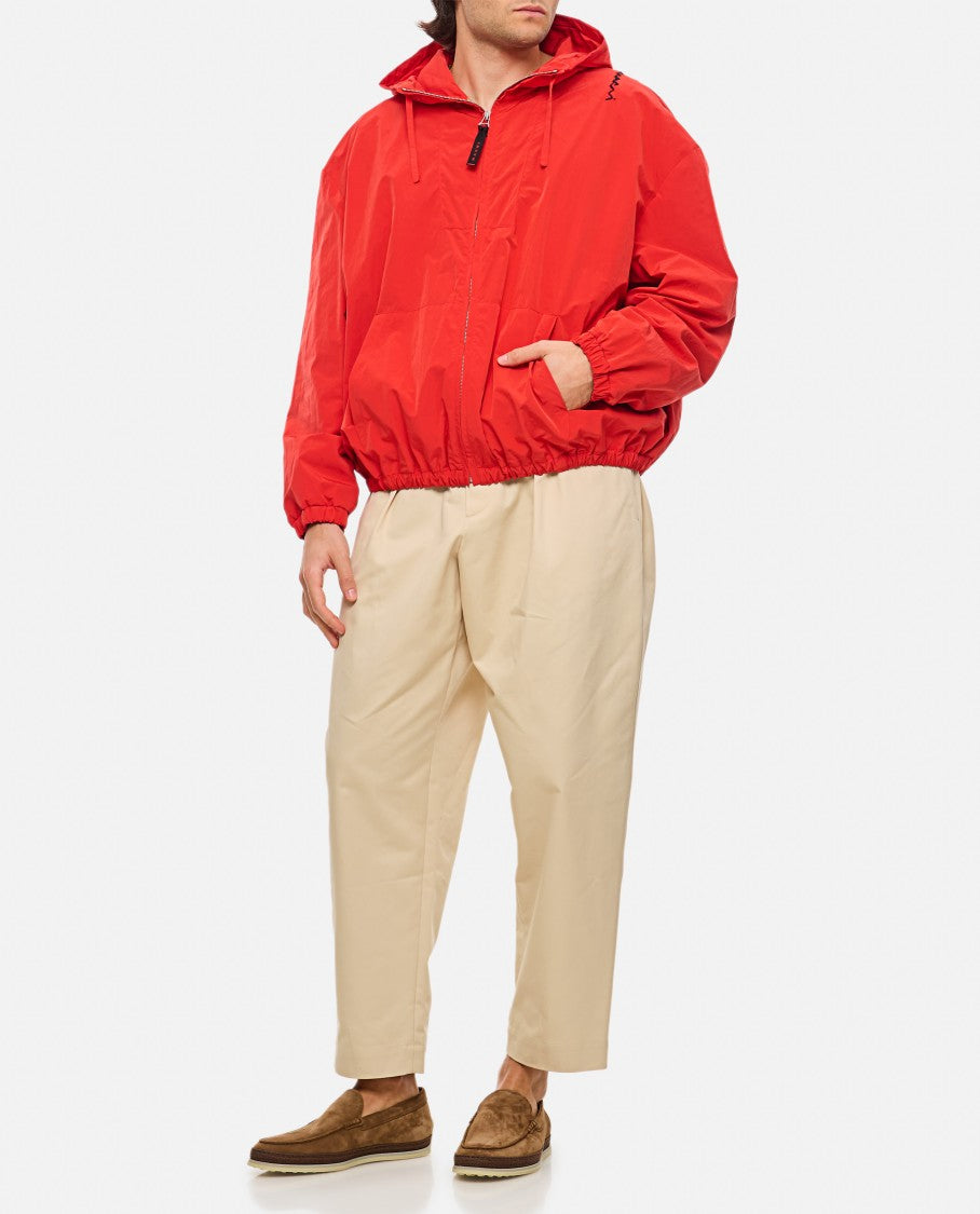 Marni Zipped Hooded Jacket