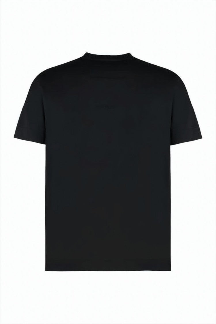 Givenchy Minimalist Black Short-Sleeved T-Shirt With Classic Crew Neckline
