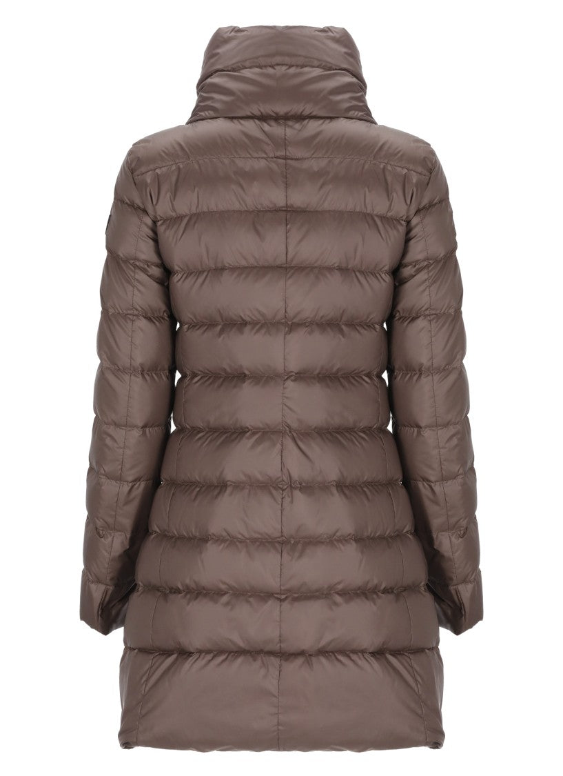 Peuterey Brown Sobchak Quilted Long Down Jacket