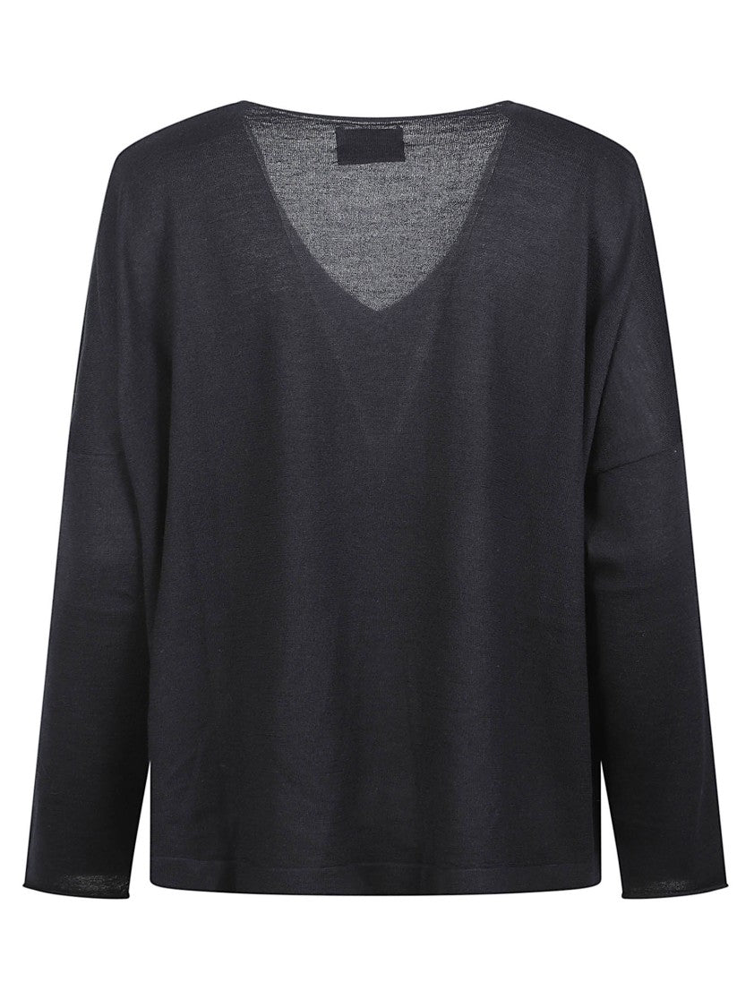 Be You Relaxed V-Neck Long-Sleeved Top