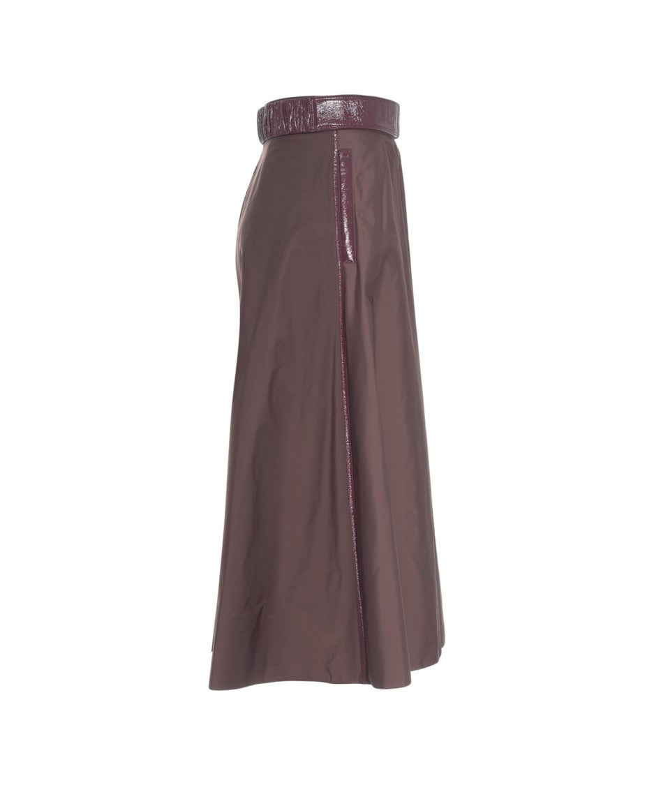 Elisabetta Franchi Belted Midi Skirt
