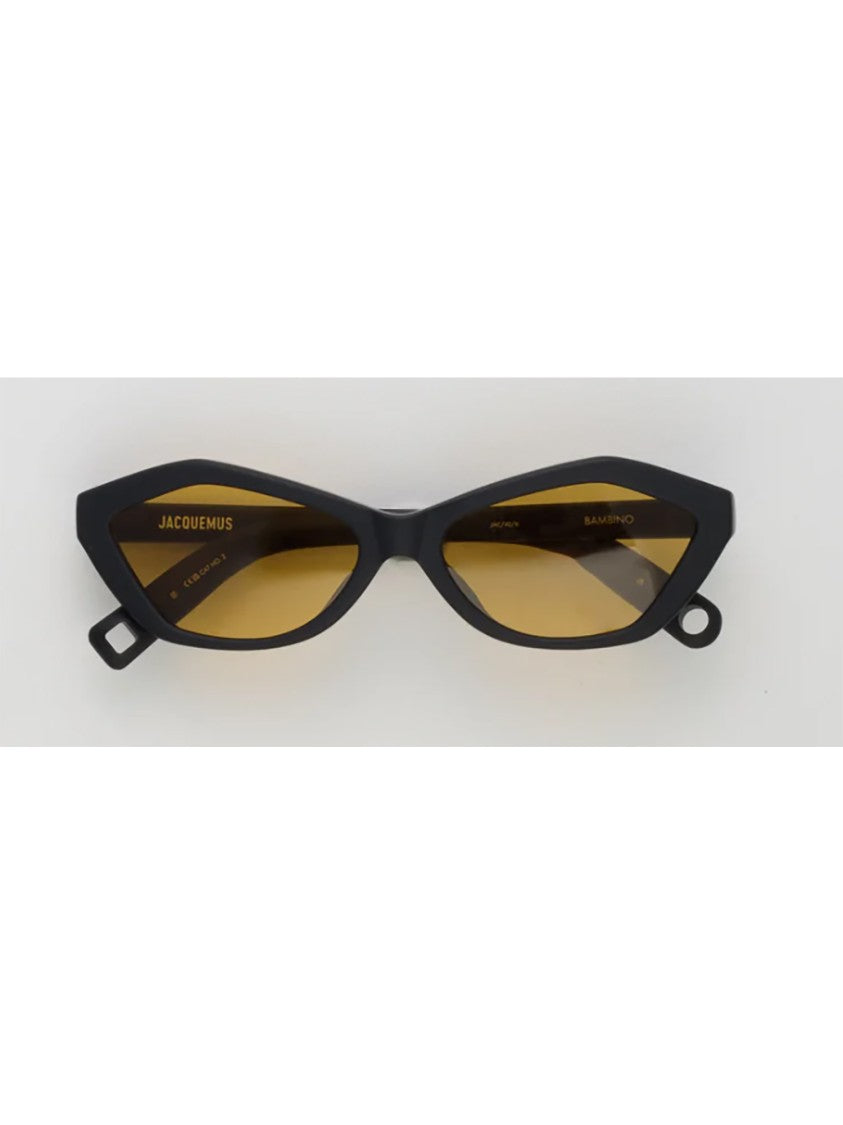 Jacquemus Cat-Eye Acetate Sunglasses With Bold Angular Design