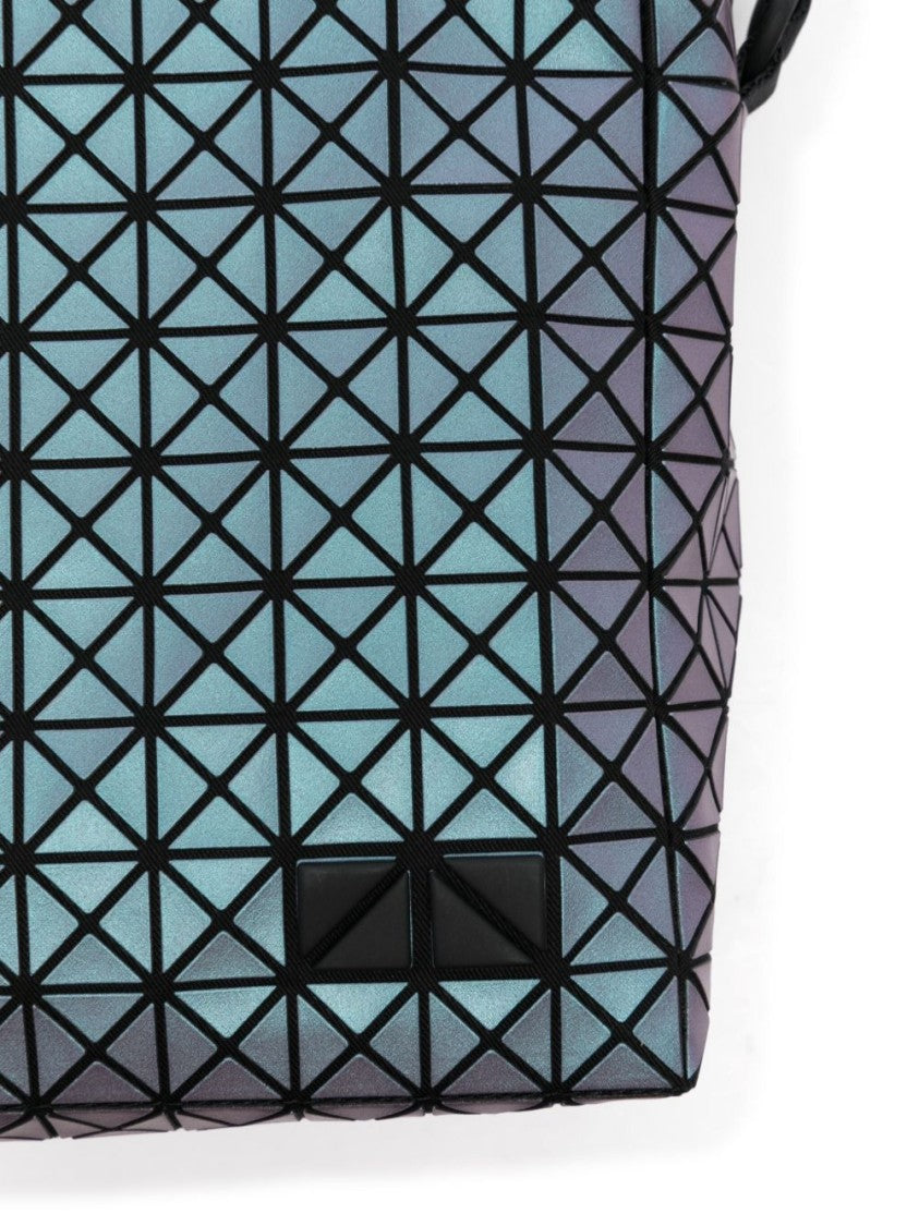 Bao Bao Issey Miyake Violet Blue Shoulder Bag With Zip Closure