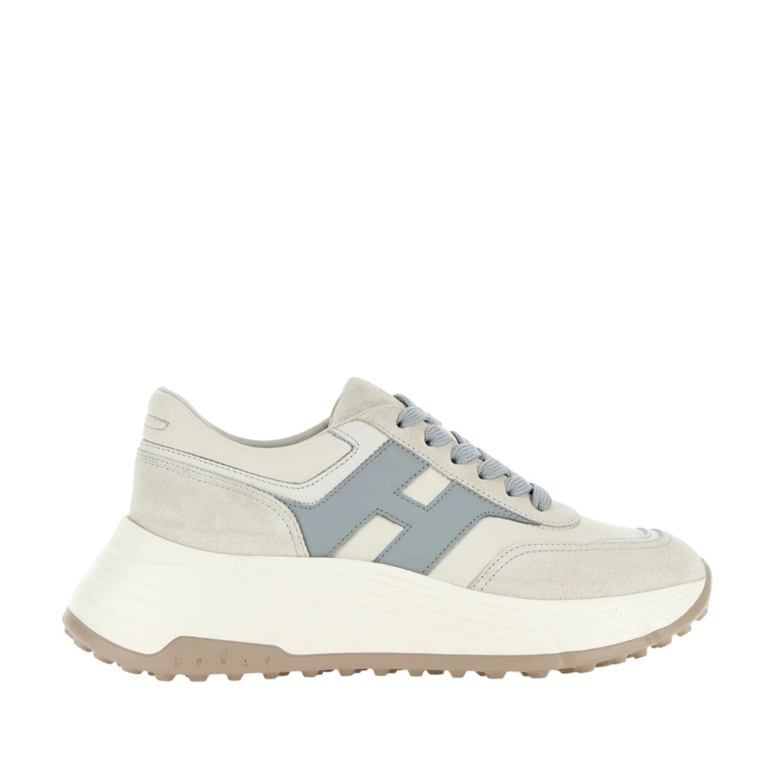 Hogan Chunky Sole Sneakers With Textured Outsole