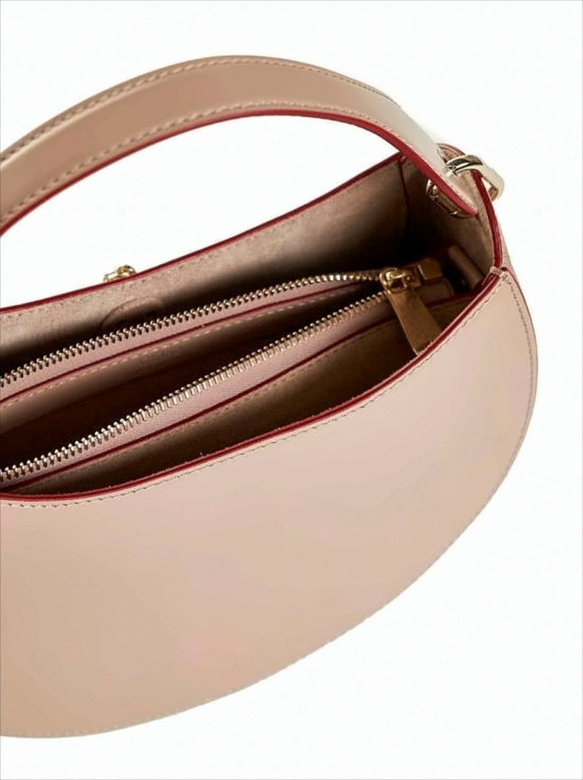 Chloé Crescent-Shaped Calf Leather Tote Bag