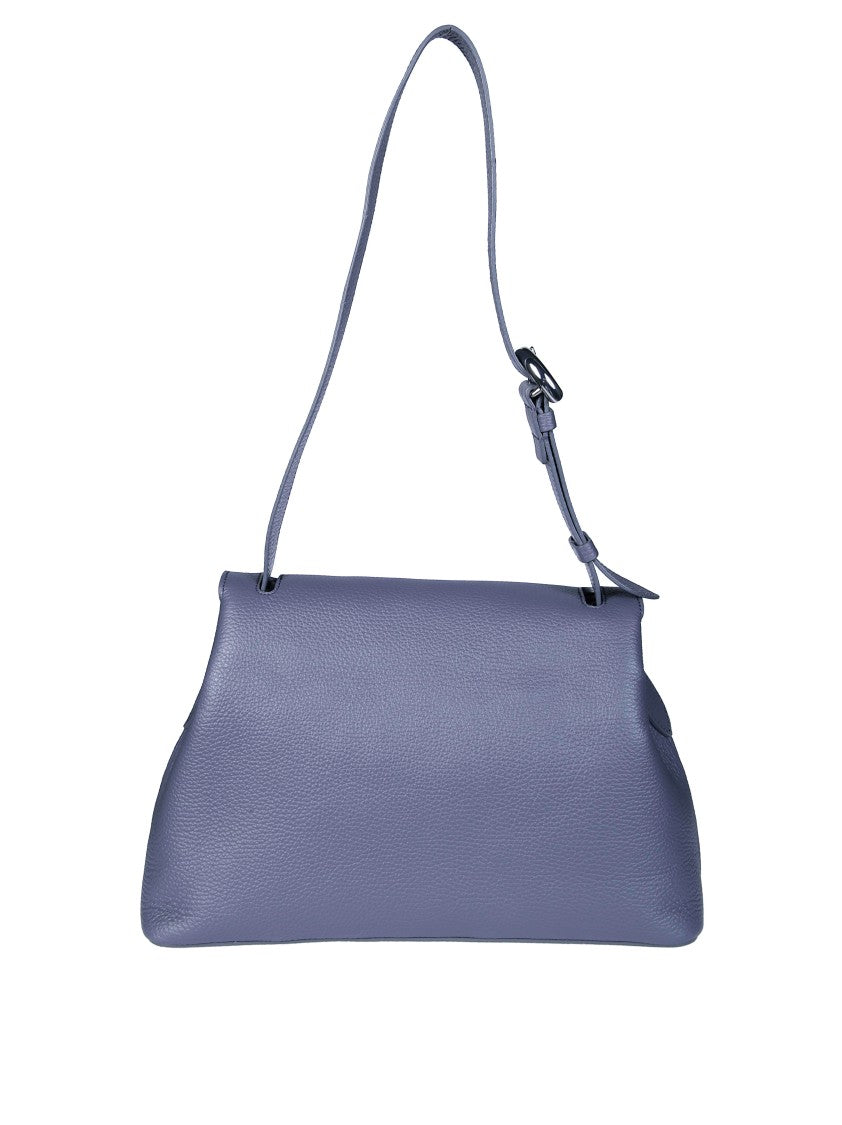 Coccinelle Fern Pebbled Rectangular Shoulder Bag