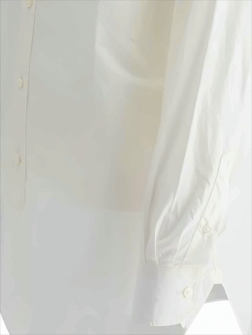 Kaptain Sunshine Classic White Long-Sleeve Shirt With Button-Down Collar