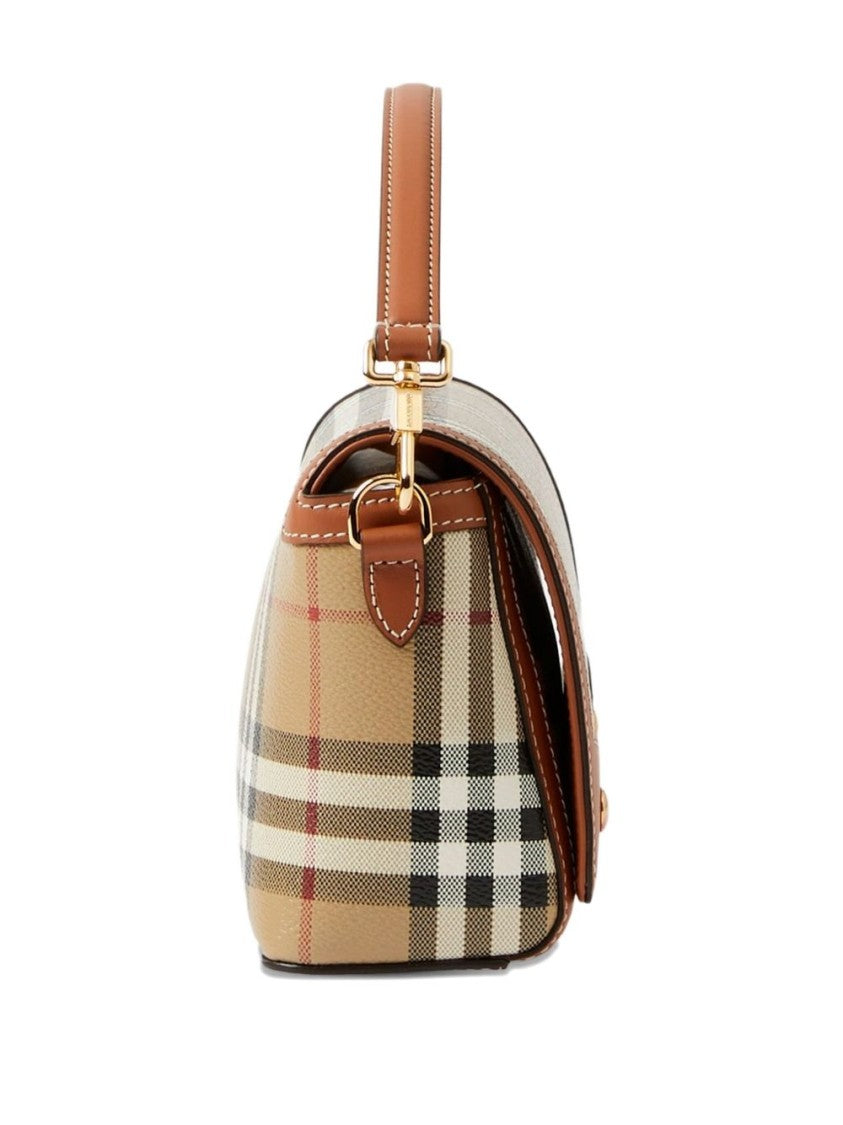Burberry Rectangular Handbag With Classic Check Pattern