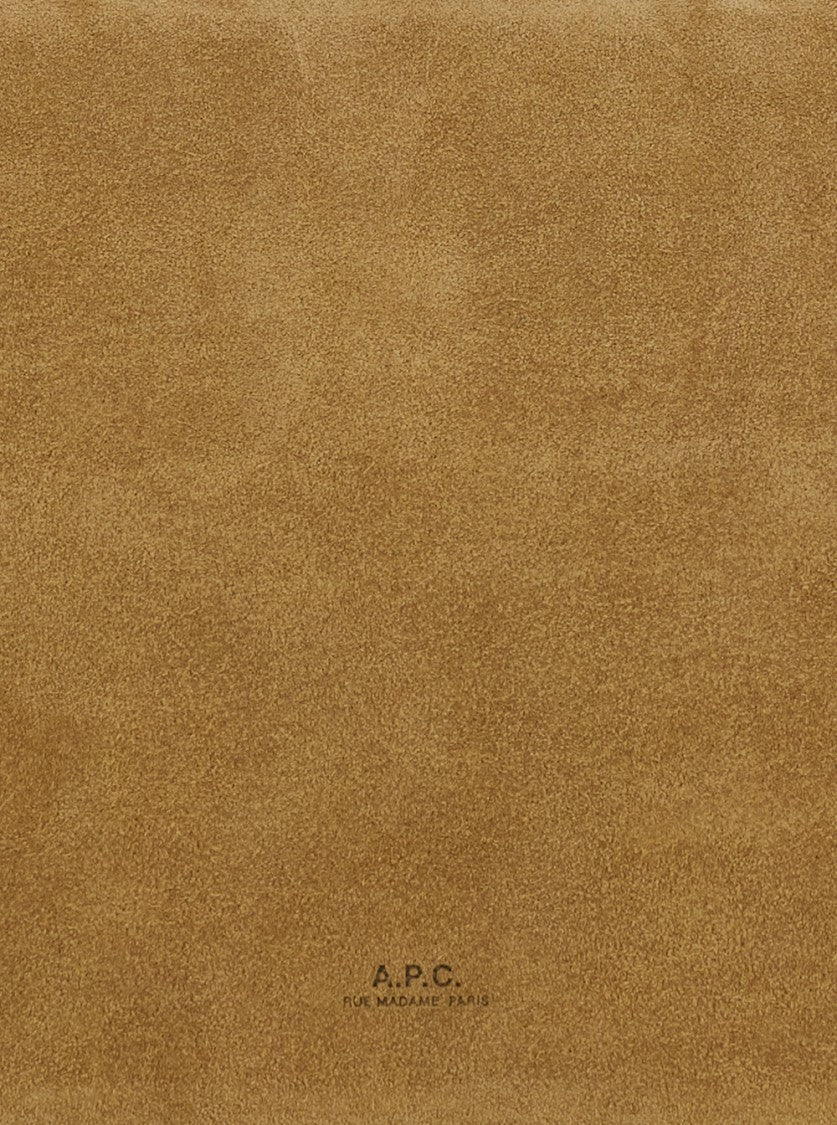A.P.C. Sac Vera Shoulder Bag In Suede