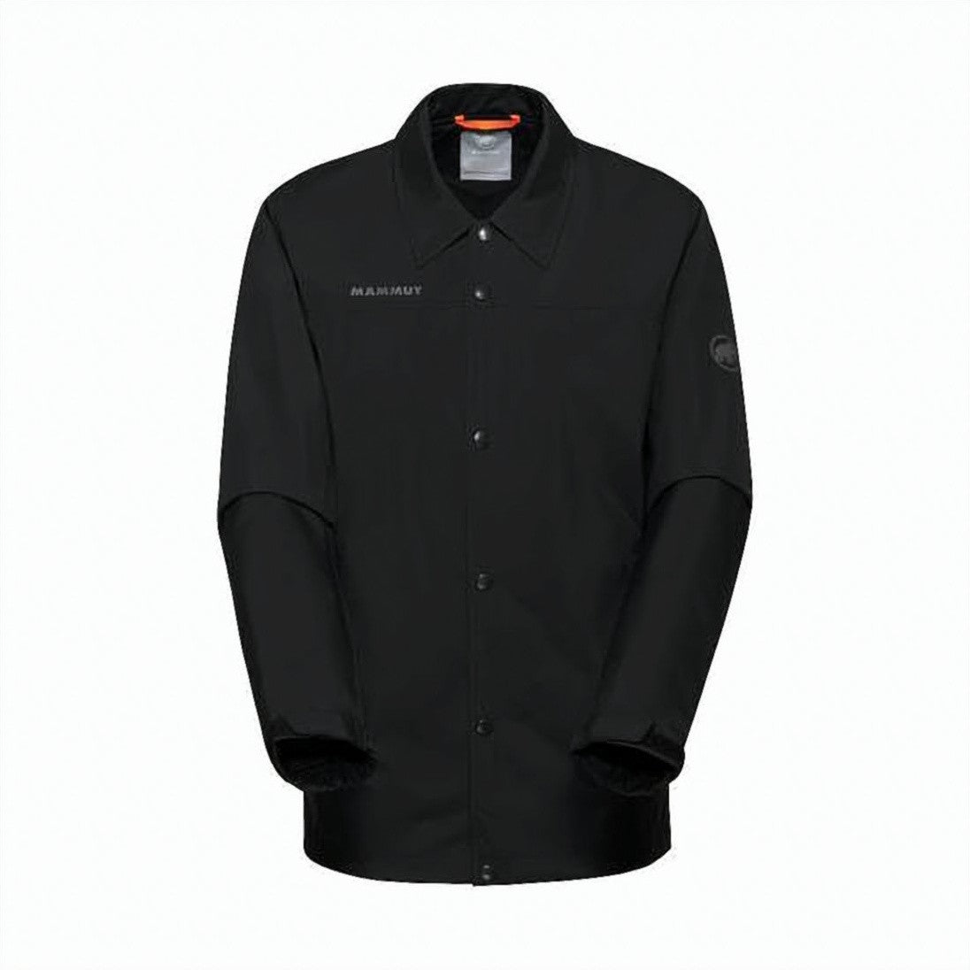 Mammut Black Jacket With Button-Up Front