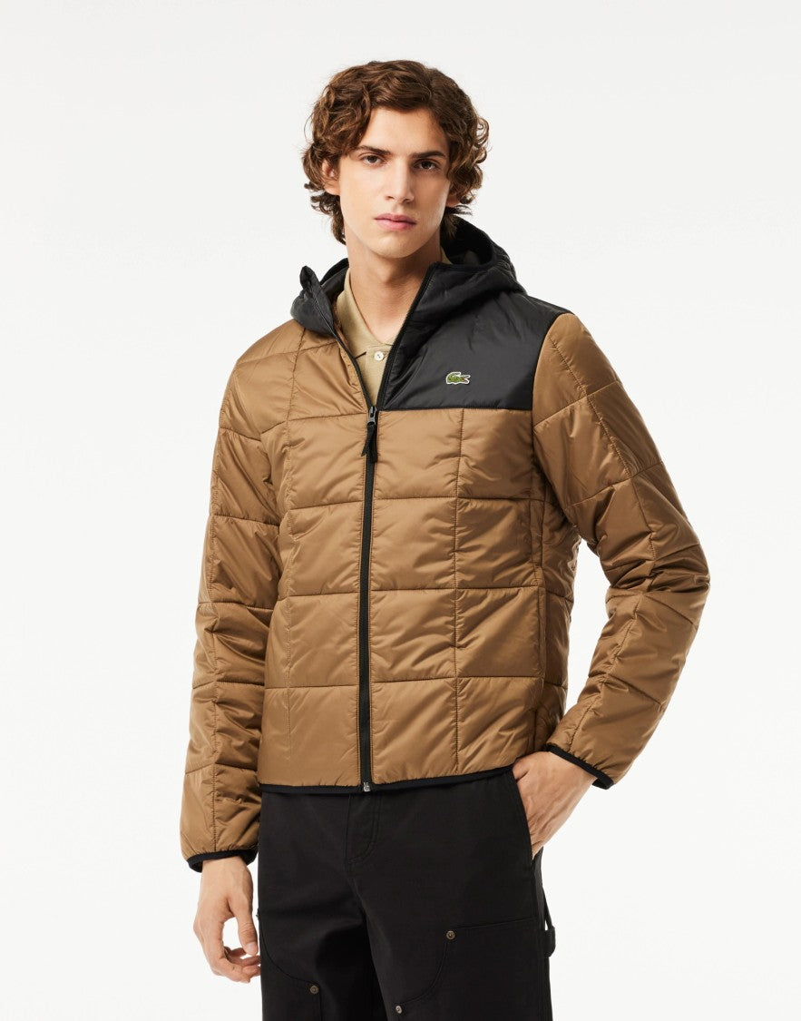 Lacoste Waterproof Colour-Block Puffer Jacket