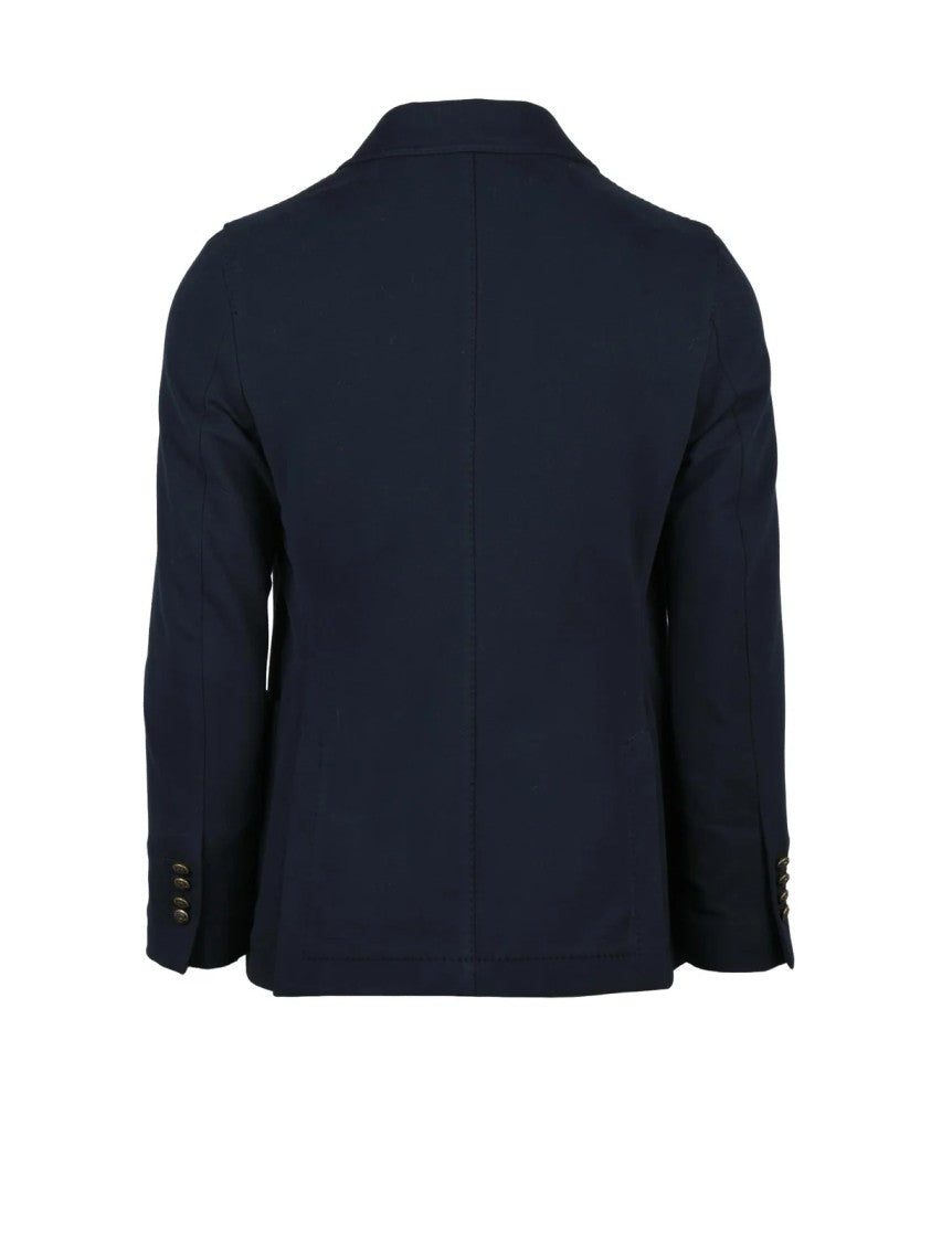 Circolo 1901 Double-Breasted Jacket In Stretch Cotton With Unlined Design