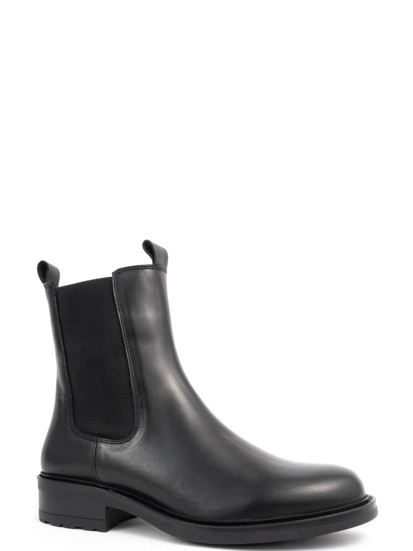 Sergio Moretti Ankle Boots With Elastic Side Panels