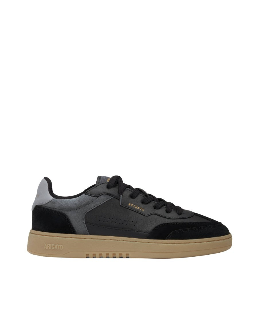 Axel Arigato Contrast Upper Low-Top Sneakers With Metallic Logo