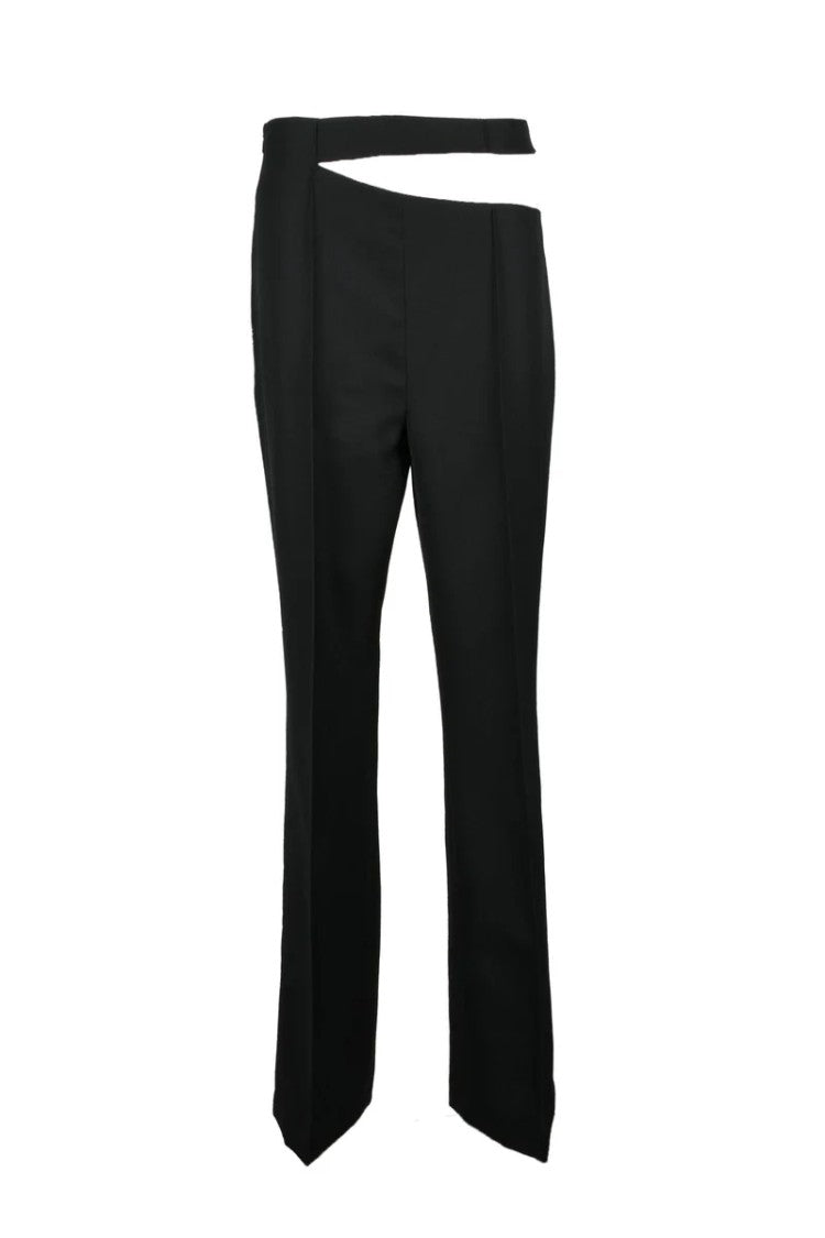 Róhe High-Waisted Trousers With Cut-Out Detail