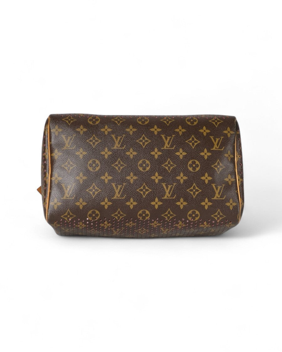 Louis Vuitton Speedy 30 Monogram Perforated Fucsia