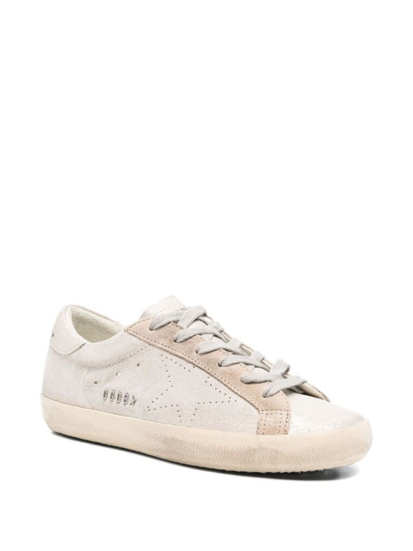 Golden Goose Low-Top Sneakers With Silver-Tone Finish