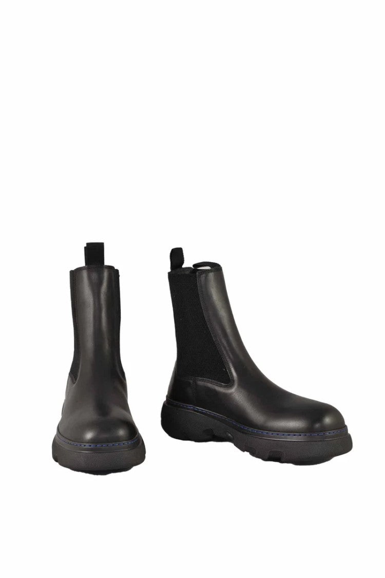 Burberry Creeper Chelsea Boots - Black
