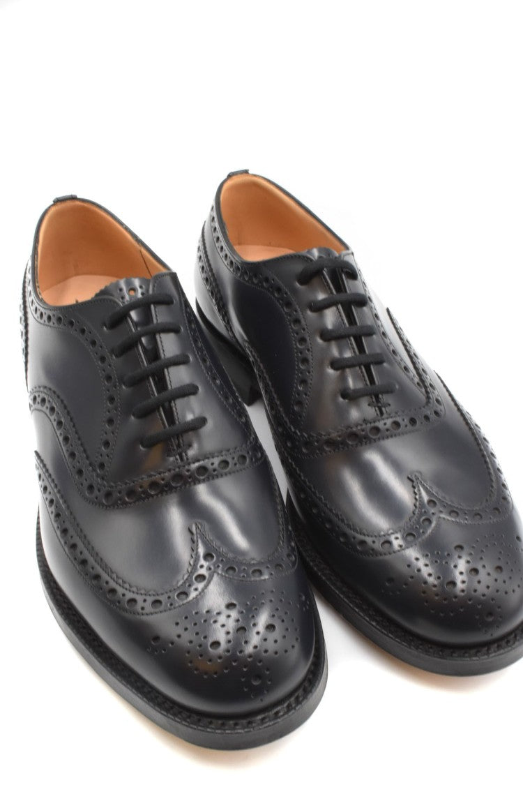 Church's Blue Wingtip Brogue Polished Leather Brogues