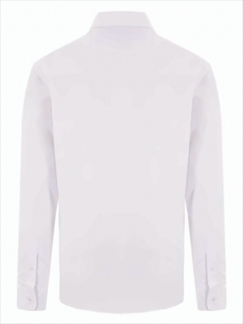 Maison Kitsuné Classic Button-Down Long-Sleeve Shirt With Embroidered Logo