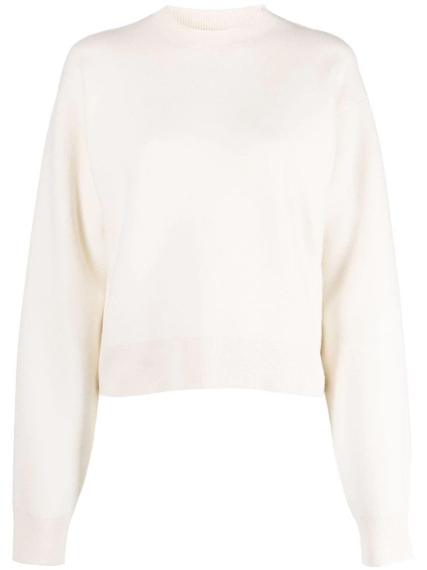 Jil Sander Minimalist Long-Sleeve Sweater With Ribbed Cuffs