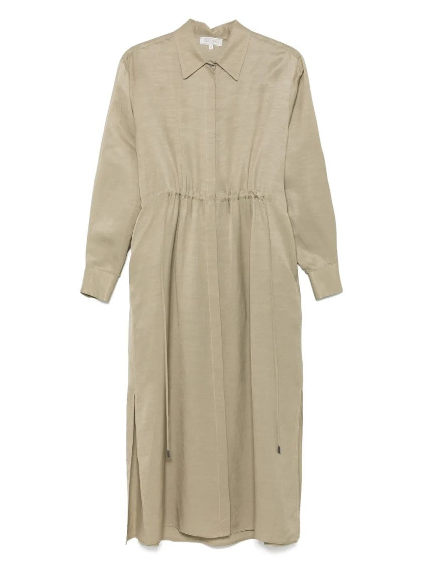 Antonelli Desert Sage Green London Maxi Dress