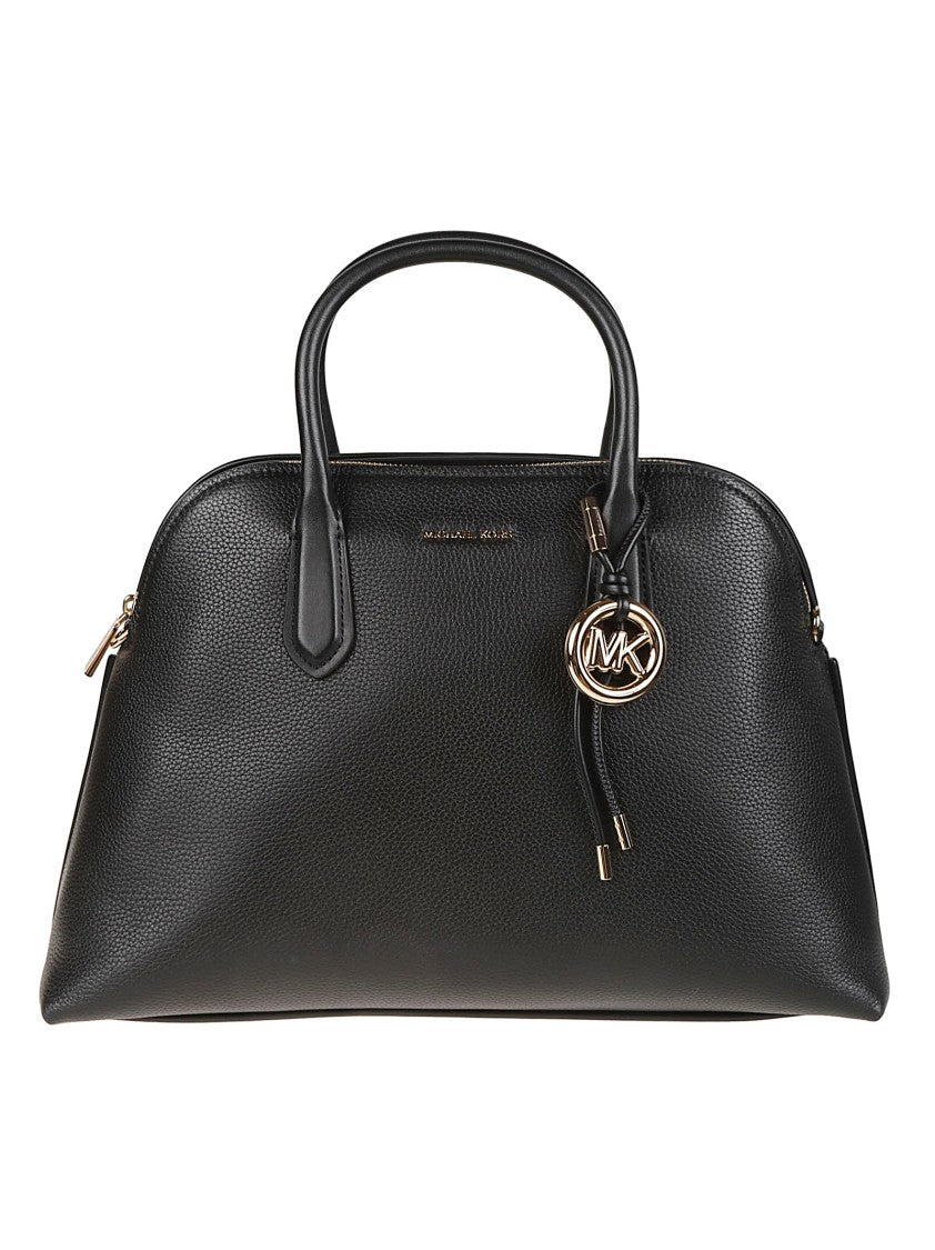 Michael Kors Large Freddie Dome Pebbled Leather Satchel