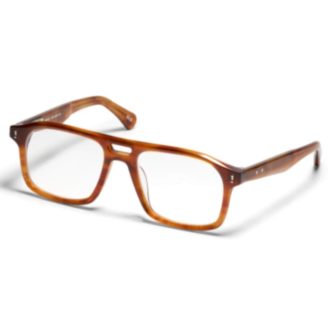 Peter And May Cigale Rectangular Acetate Eyeglasses With Double Bridge