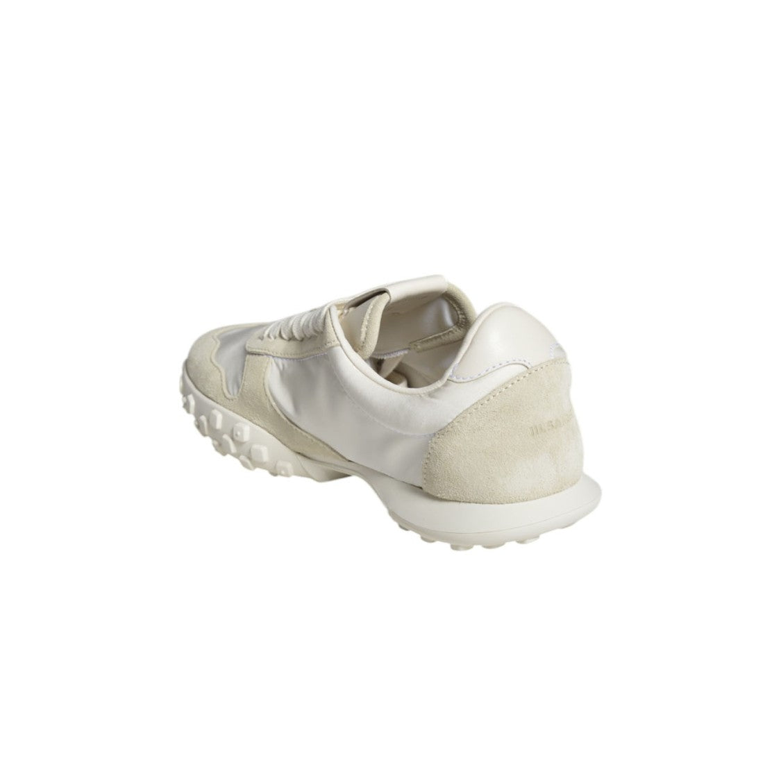Jil Sander Moon Sneakers In Nylon And Cream Suede