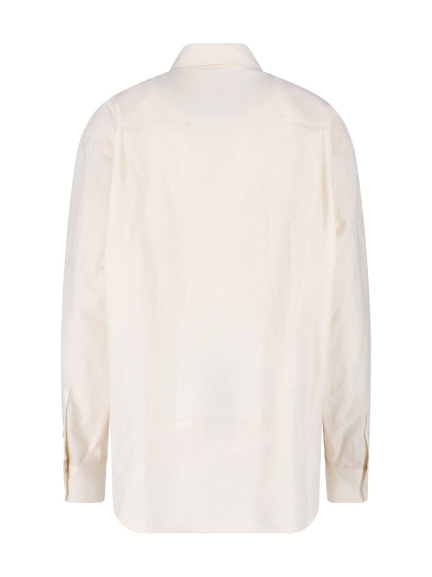 Marni Ruffle Shirt – Cream