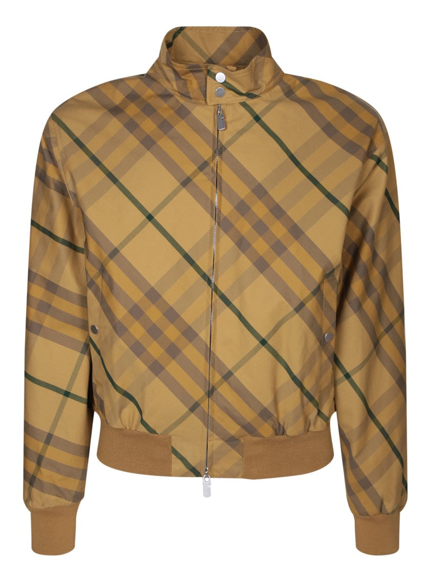 Burberry Ribbed Finish Bomber Jacket