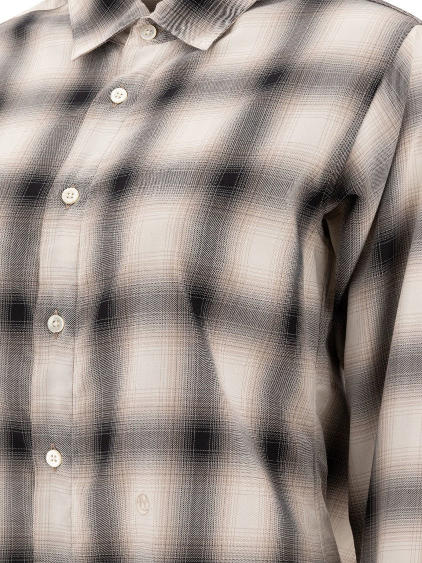 Nanamica Soft Blurred Plaid Classic Fit Shirt