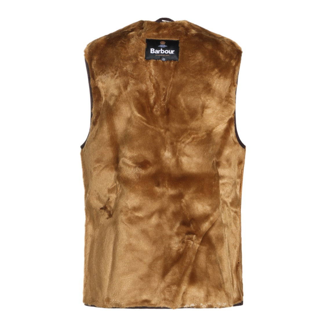 Barbour Sleeveless Plush Pocket Jacket
