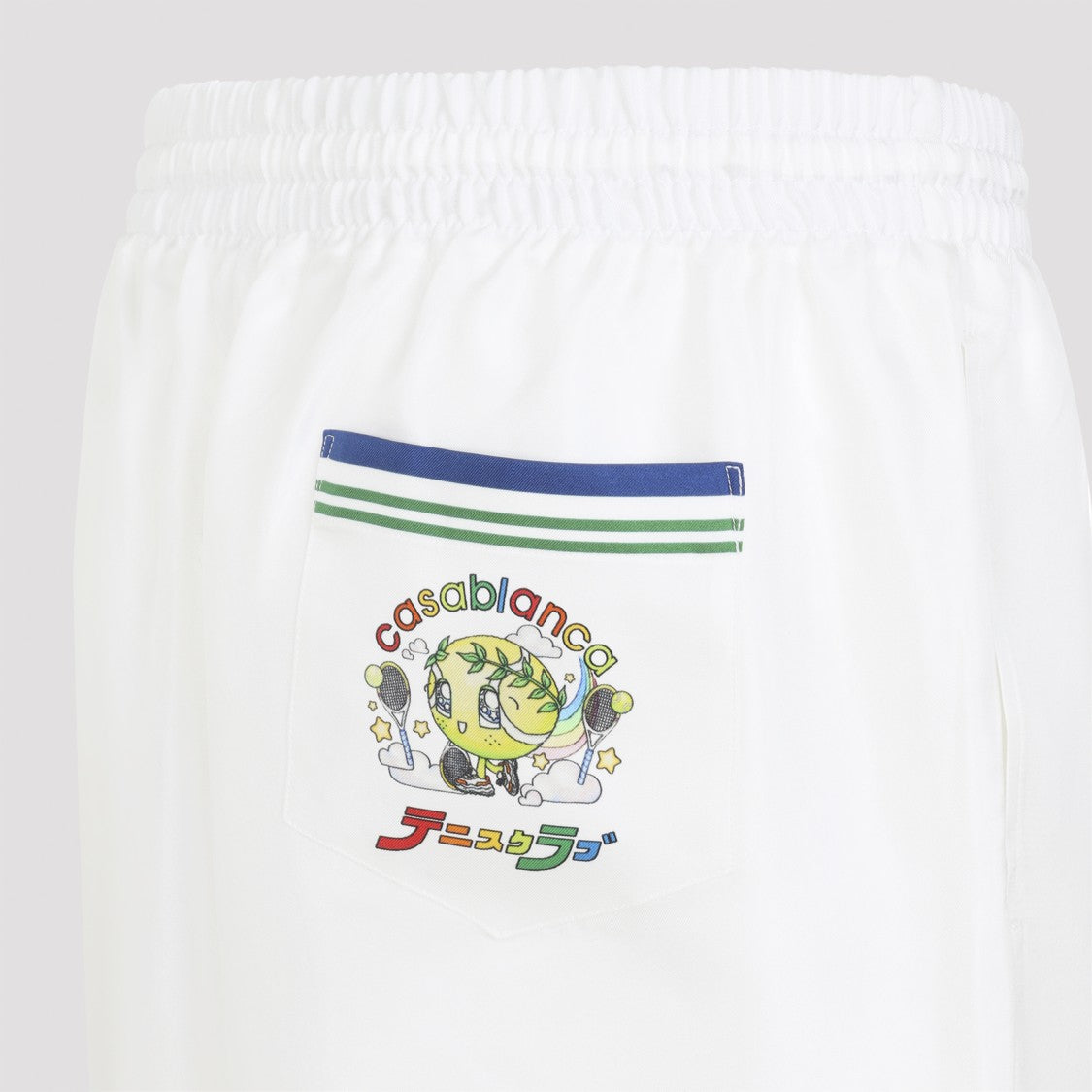 Casablanca Multicolour Silk Bermudas With Graphic Print