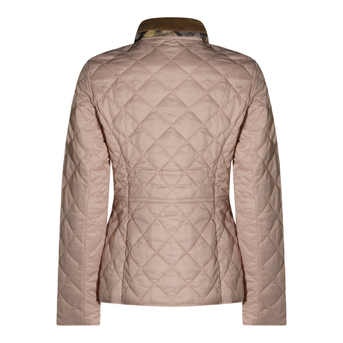 Barbour Tailored Quilted Jacket With Corduroy Collar