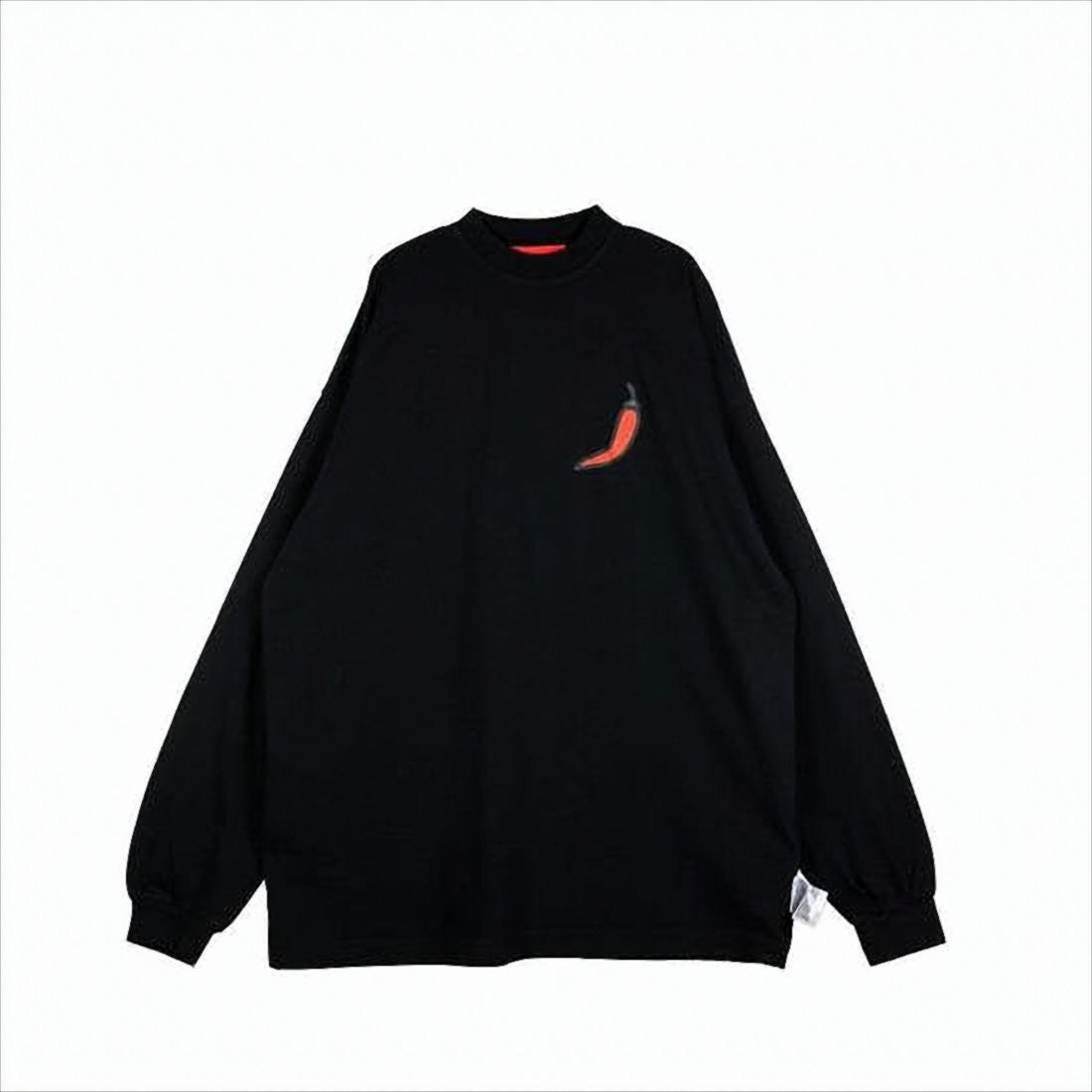 032C Long-Sleeve Black T-Shirt