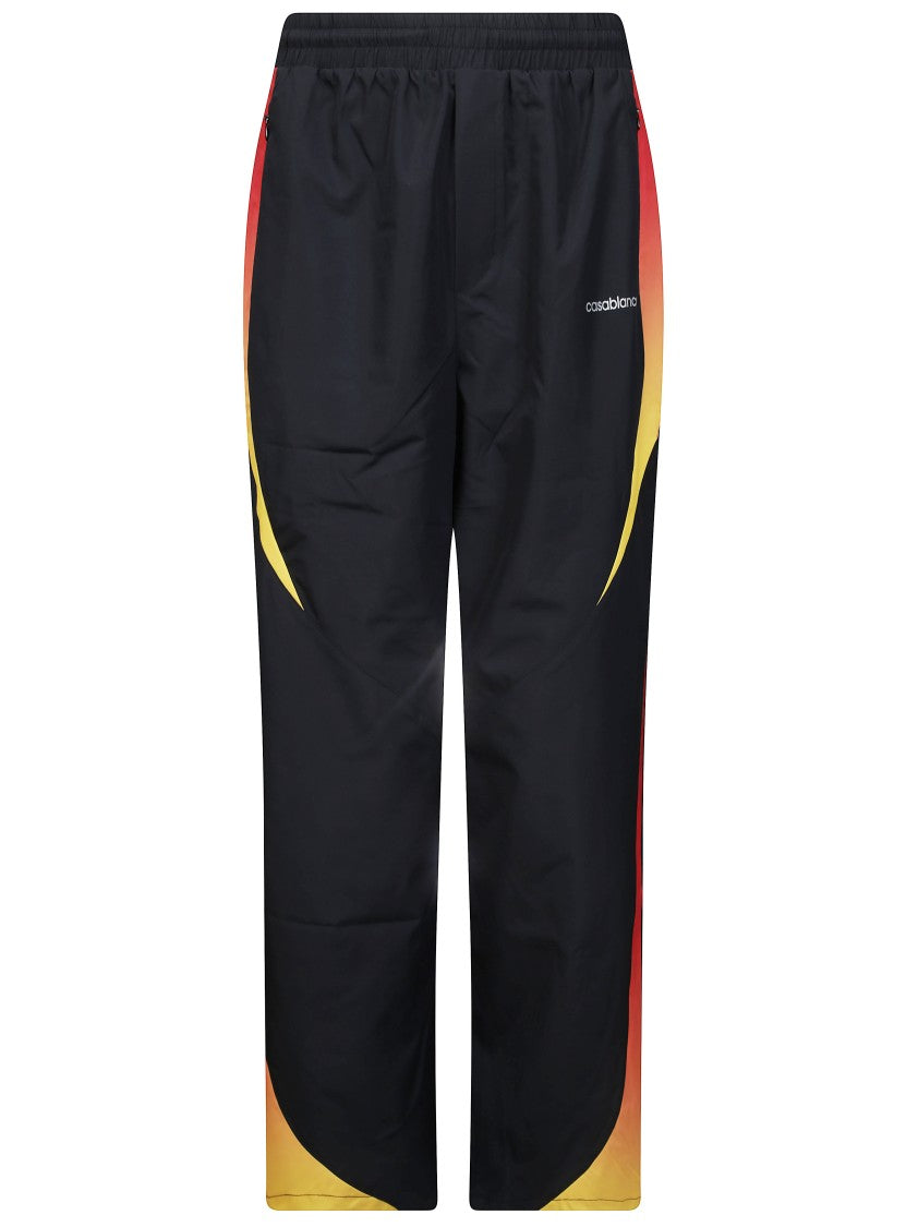Casablanca Gradient Panel Track Pants With Elastic Waistband