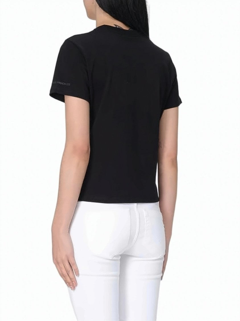 Moose Knuckles Black Fitted Cotton Crew Neck T-Shirt