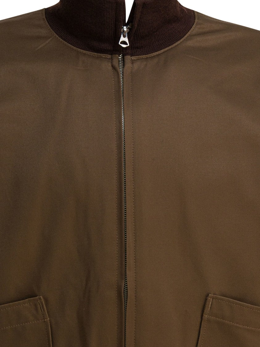 Buzz Rickson's Brown Cotton Bomber Jacket