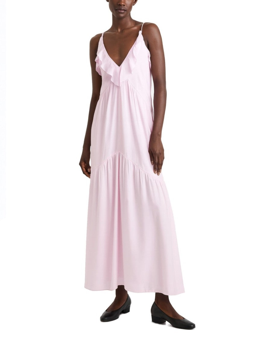 Isabel Marant Étoile Pink Vasma Cotton Blend Dress