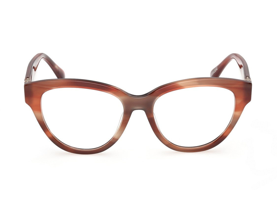 Max Mara Tortoiseshell Mm5230 Bold Cat-Eye Acetate Eyeglasses