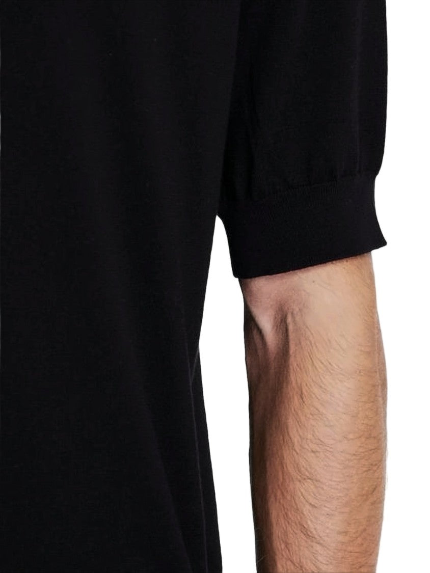 Celine Short-Sleeve Polo Shirt With Classic Collar