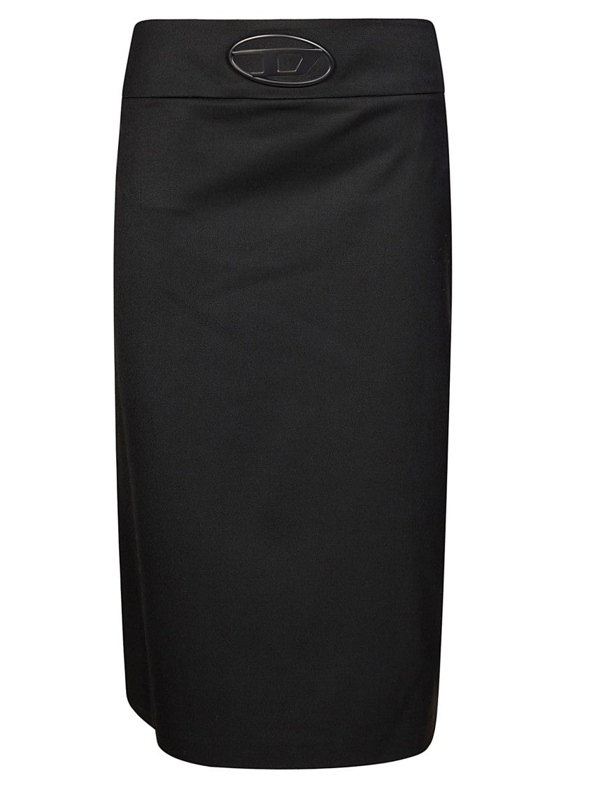 Diesel O-Seus High Waist Long Pencil Skirt