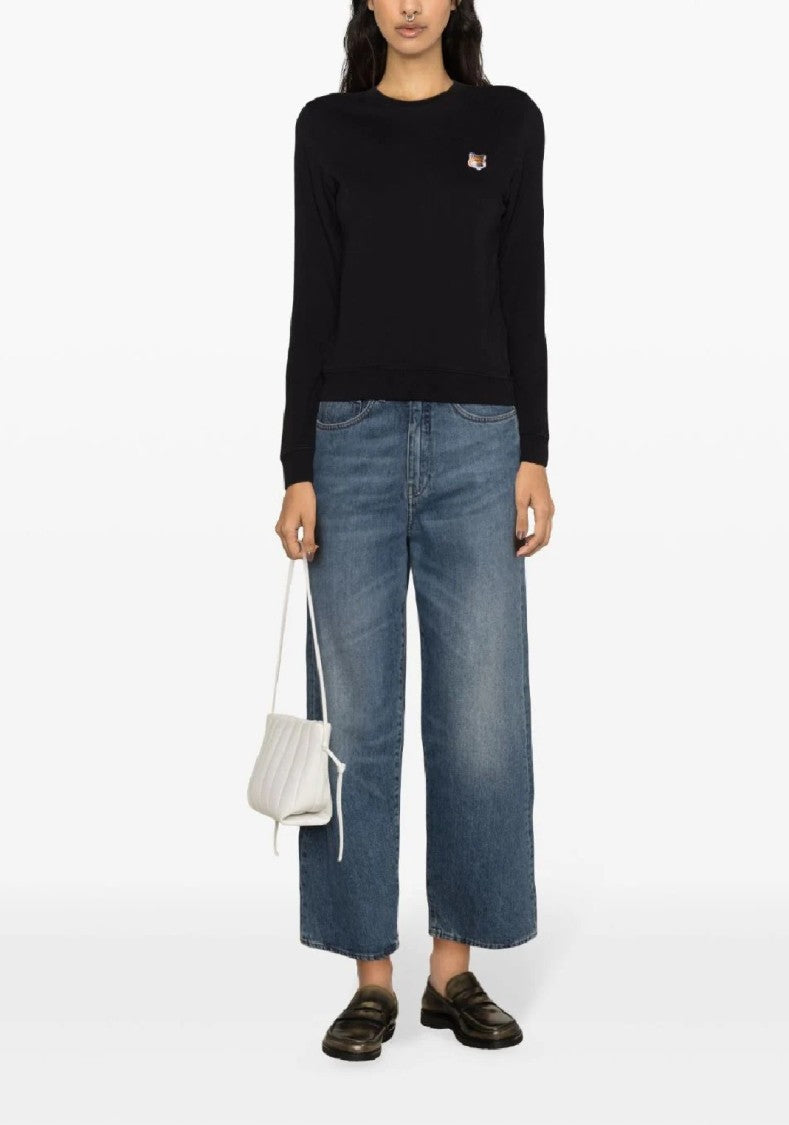 Maison Kitsuné Fox Head Patch Regular Sweatshirt