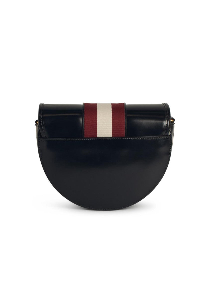 Bally 'Beckett' Black Leather Crossbody Bag